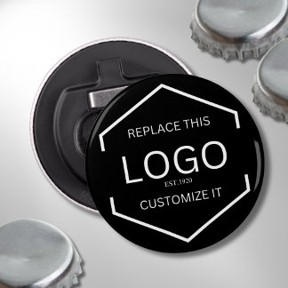 Décapsuleur Logo personnalisé Arrière - plan noir affaires pro
