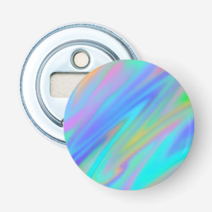 Décapsuleur Luxe tendance vert bleu violet holographique faux