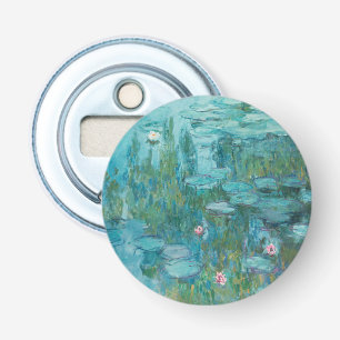 Décapsuleur Lys à eau, Peinture à l'huile d'art, Claude Monet
