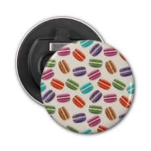 Décapsuleur Macarons colorés mignons Motif avec Pois
