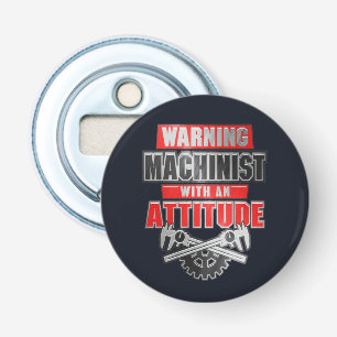 Décapsuleur Machiniste Avec Une Attitude Ingénieur Mécanique
