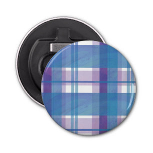 Décapsuleur Madras Plaid Blue et Purple