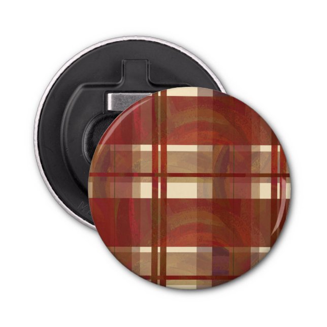 Décapsuleur Madras Plaid Fall Red (Devant)
