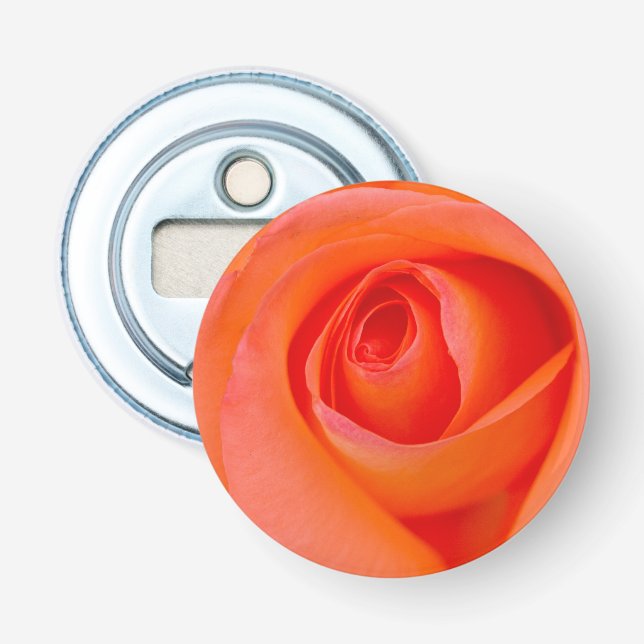Décapsuleur Magnifique Orange Rose Bud (Devant)