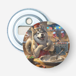 Décapsuleur Malamute d'Alaska et cuisine de fêtes : Noël festi
