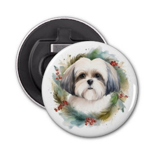 Décapsuleur Malti Tzu Christmas Wreath Festive Pup