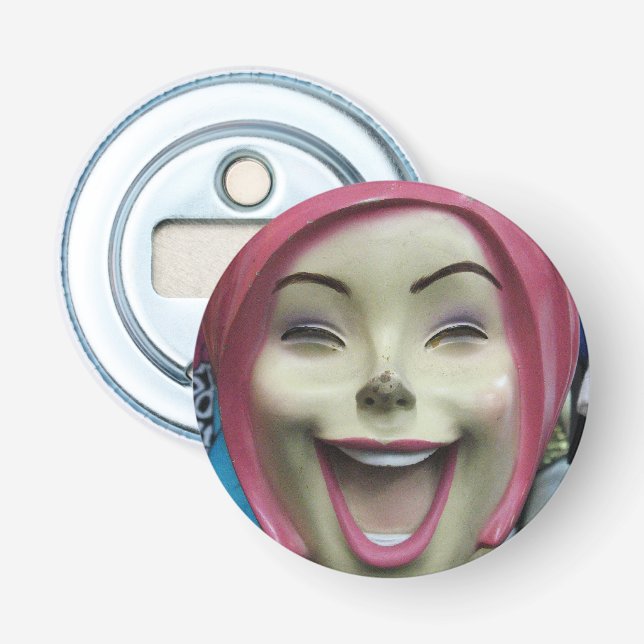 Décapsuleur Mannequin fou de rire ~ Uncanny Valley Girl (Devant)