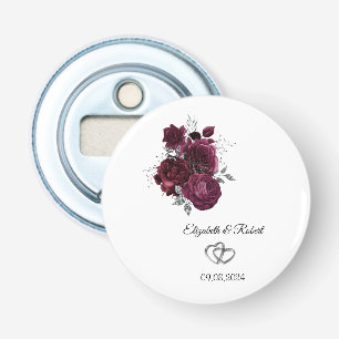 Décapsuleur Mariage aux Roses de Bourgogne