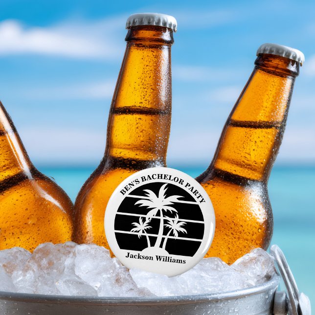 Décapsuleur Mariage de l'île de célibataire de plage Garçons d (Créateur téléchargé)