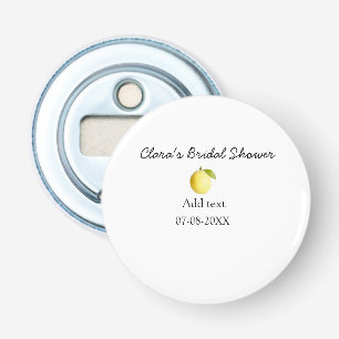 Décapsuleur Mariage lemon moderne simple minimaliste rustique 
