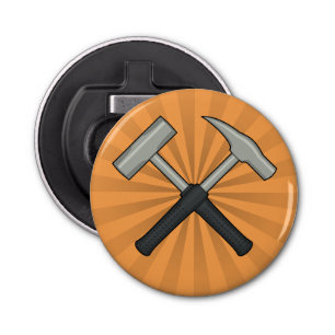 Décapsuleur Marteaux croisés de géologie avec le rayon de