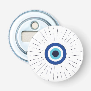 Décapsuleur mauvais œil (bleu)