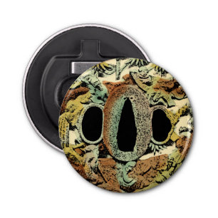 Décapsuleur Médaillon asiatique doré par Vision Studio