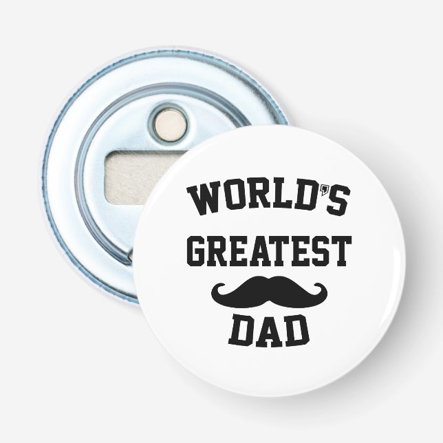 Décapsuleur Meilleur papa du monde (Devant)