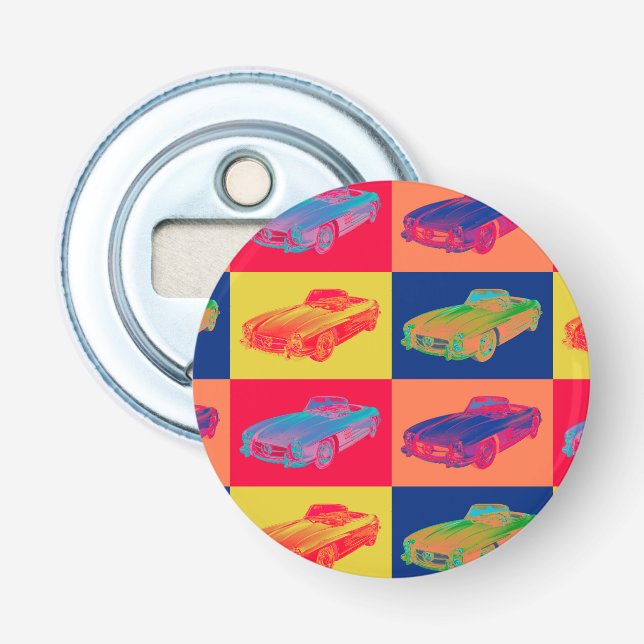 Décapsuleur Mercedes Benz 300 SL Convertible Pop Art (Devant)