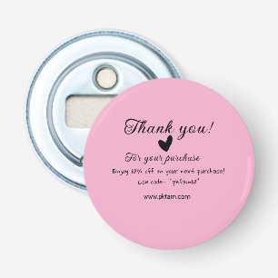 Décapsuleur Merci pour l'achat des détails de la famille rose