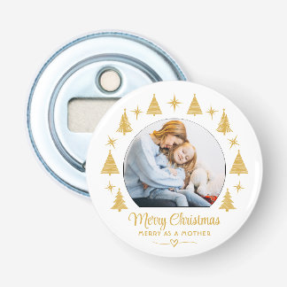 Décapsuleur Merry Christmas Merry As A Mother White Gold Photo