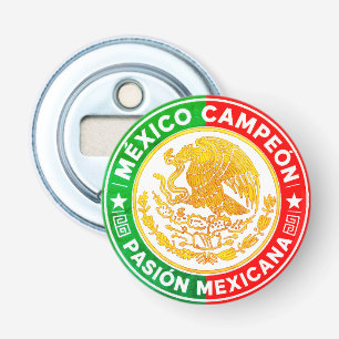 Décapsuleur Mexico Champion Couleurs du Drapeau Graphique Blas