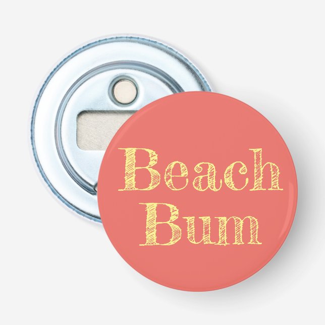 Décapsuleur mignon type BEACH BUM nautique | (Devant)