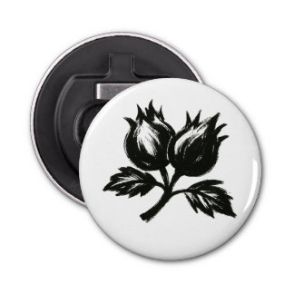 Décapsuleur Minimalist Hazelnut – Ink Brush Botanic Design on 