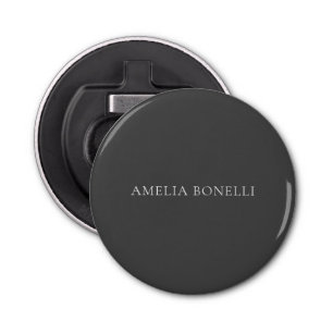 Décapsuleur Minimaliste Professional Plain Ajouter un nom Grey