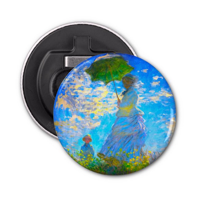 Décapsuleur Monet Woman avec un parasol (Devant)