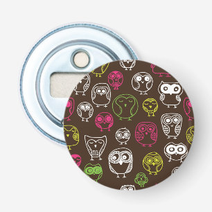 Décapsuleur Motif coloré d'arrière - plan de griffonnage de