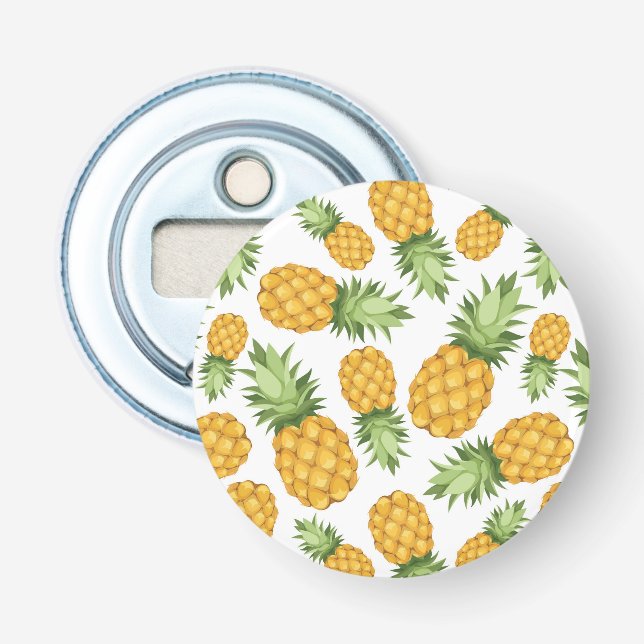 Décapsuleur Motif d'ananas de bande dessinée (Devant)