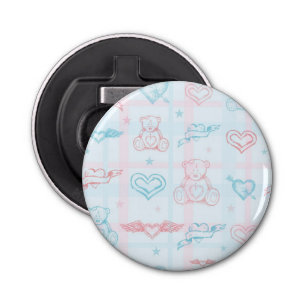 Décapsuleur motif de bébé avec l'ours de nounours
