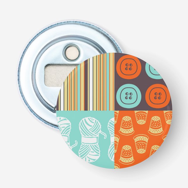 Décapsuleur motif de Bruit-art - cousant (Devant)