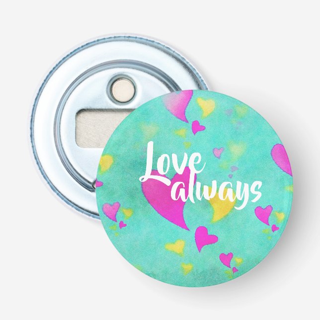 Décapsuleur Motif de coeur mignon amour toujours Valentine (Devant)
