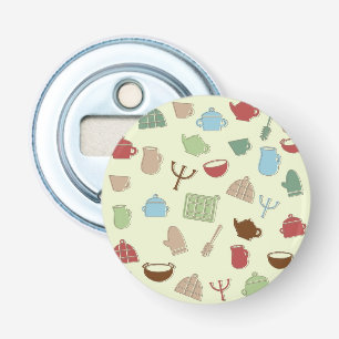 Décapsuleur motif de cuisine
