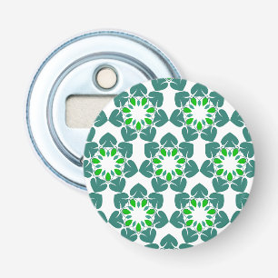 Décapsuleur Motif de feuille, motif de feuilles, feuilles vert