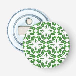 Décapsuleur Motif de feuille, motif de feuilles, feuilles vert