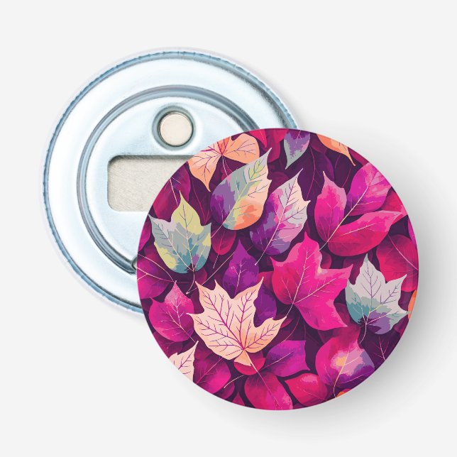 Décapsuleur Motif de feuilles d'automne colorées-68218 (Devant)