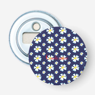 Décapsuleur Motif de fleurs blanches Thunder_Cove