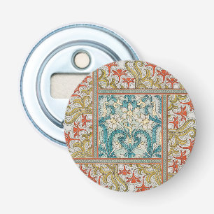 Décapsuleur Motif de jonquilles vintage Art nouveau Verneuil