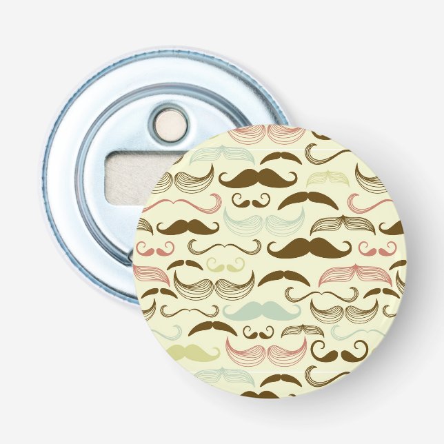 Décapsuleur Motif de moustache, rétro style 4 (Devant)