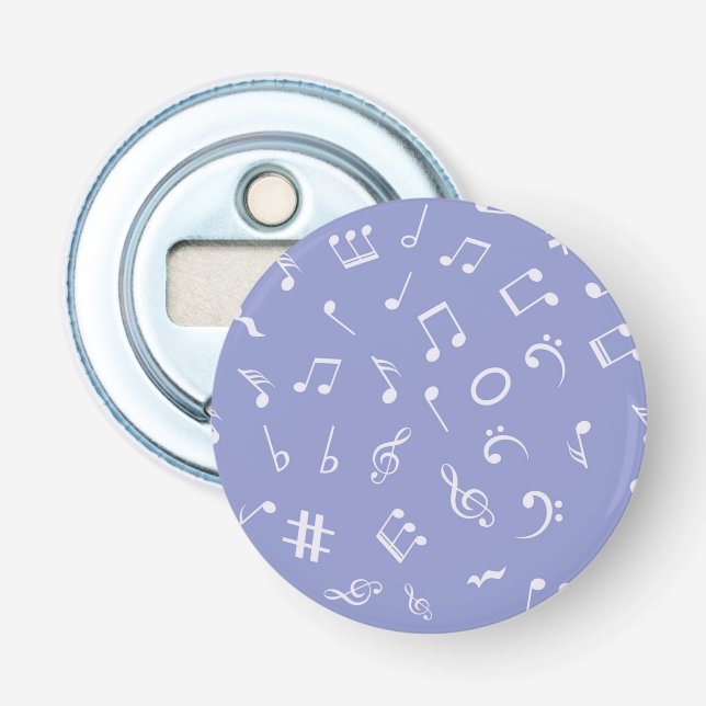 Décapsuleur Motif de notes de musique (Devant)