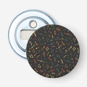 Décapsuleur Motif de notes musicales