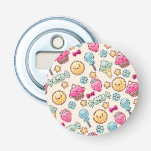 Décapsuleur Motif d'enfant de Kawaii avec des griffonnages