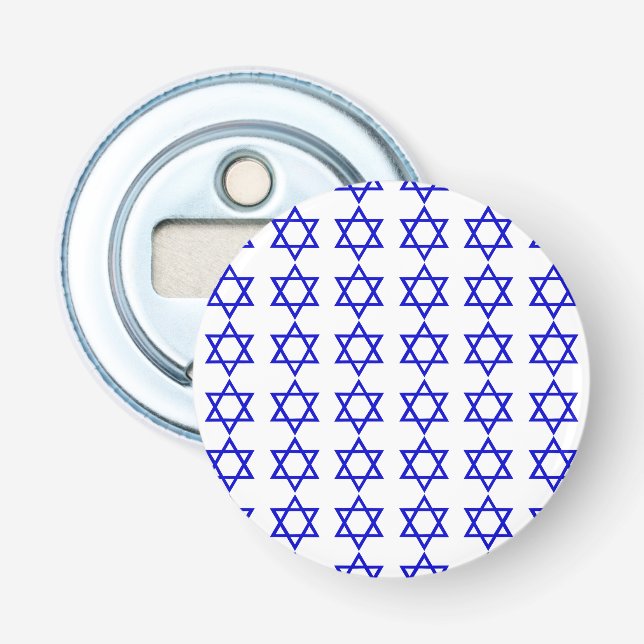 Décapsuleur Motif du drapeau israélien (Devant)