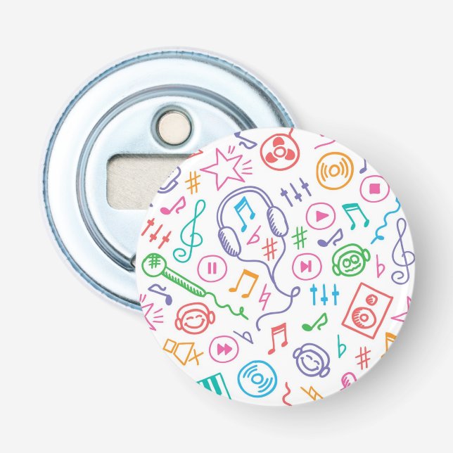 Décapsuleur Motif musical (Devant)