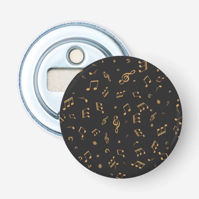 Décapsuleur Motif musical (Devant)
