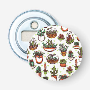 Décapsuleur motif plante