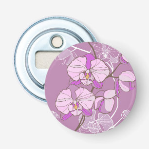 Décapsuleur Motif pourpre d'orchidée