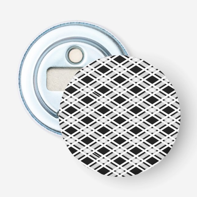 Décapsuleur Motif rayé de plaid (Devant)
