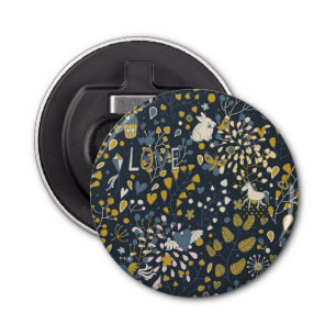 Décapsuleur Motif vintage abstrait