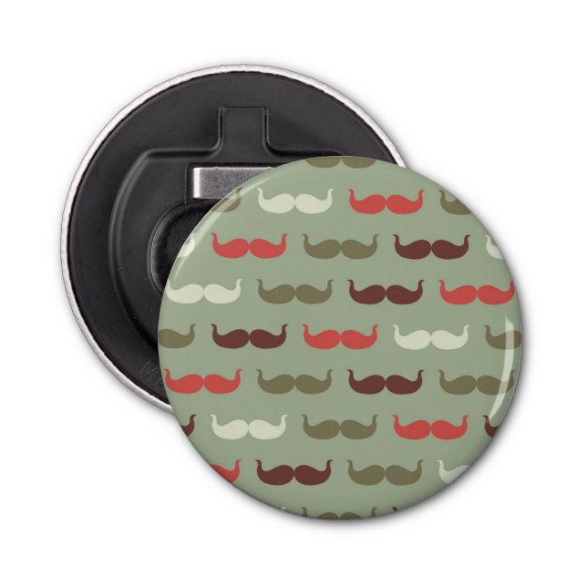 Décapsuleur Motif vintage avec la moustache (Devant)