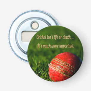 Décapsuleur Motivation amusante de la balle rouge de cricket